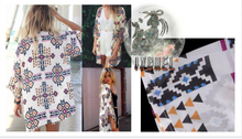 Load image into Gallery viewer, Kimono Geometric Multi Color