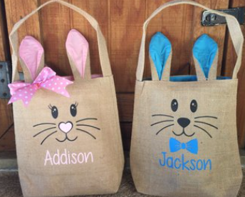 Easter Bunny Candy Bags Blanks