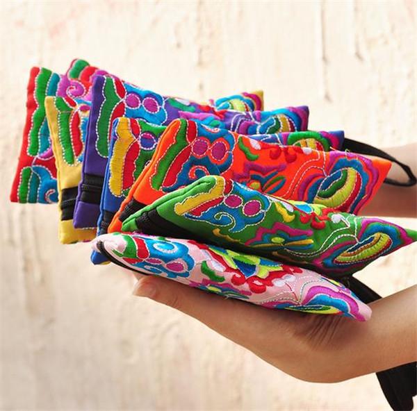 Wristlet Embroidery Clutch. Ethnic