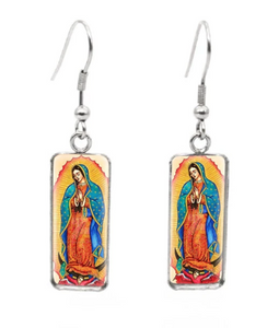 Lady of Guadalupe Drop Earrings.