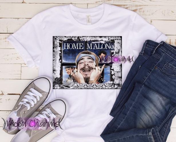 Home Malone shirt and transfer