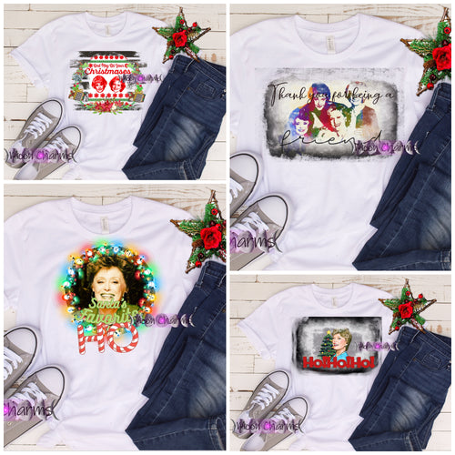 Four digital png Christmas package