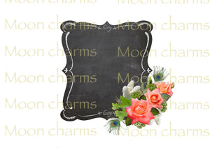 Chalkboard backgrounds png. Packet of four