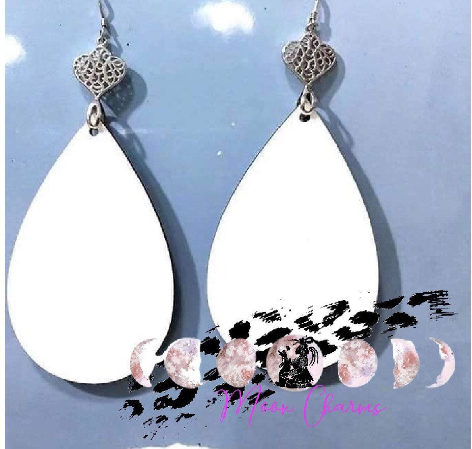 Sublimation earrings. Blanks. Without findings