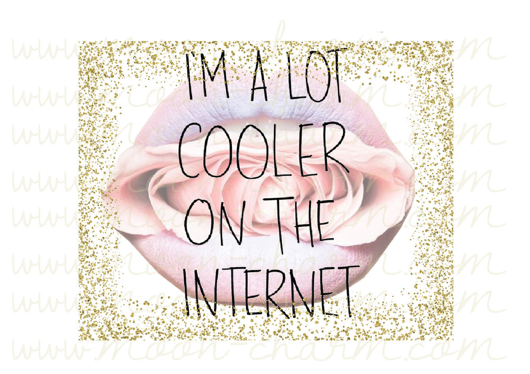 I’m A lot Cooler on the internet