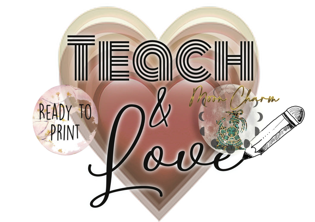 Teach and Love png download
