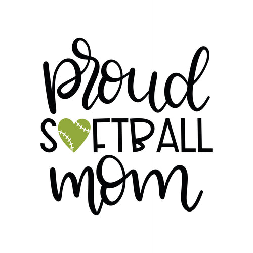 Free. Proud Softball mom