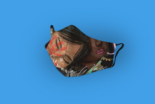 Load image into Gallery viewer, Chicano style masks. Example of real life photo included. Flat masks
