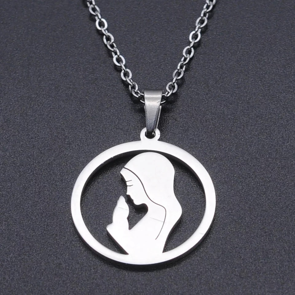 Virgin Mary Stainless Steel necklace