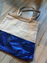 Load image into Gallery viewer, Glitter totes canvas
