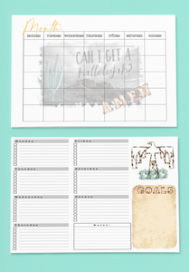 Download and Print personal and business planner