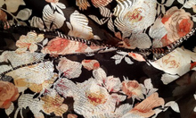 Load image into Gallery viewer, Black Floral Kimono