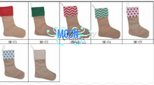 Load image into Gallery viewer, Canvas Christmas Stockings Blanks